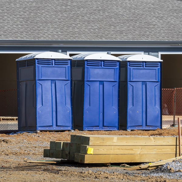 how can i report damages or issues with the portable toilets during my rental period in Milpitas CA